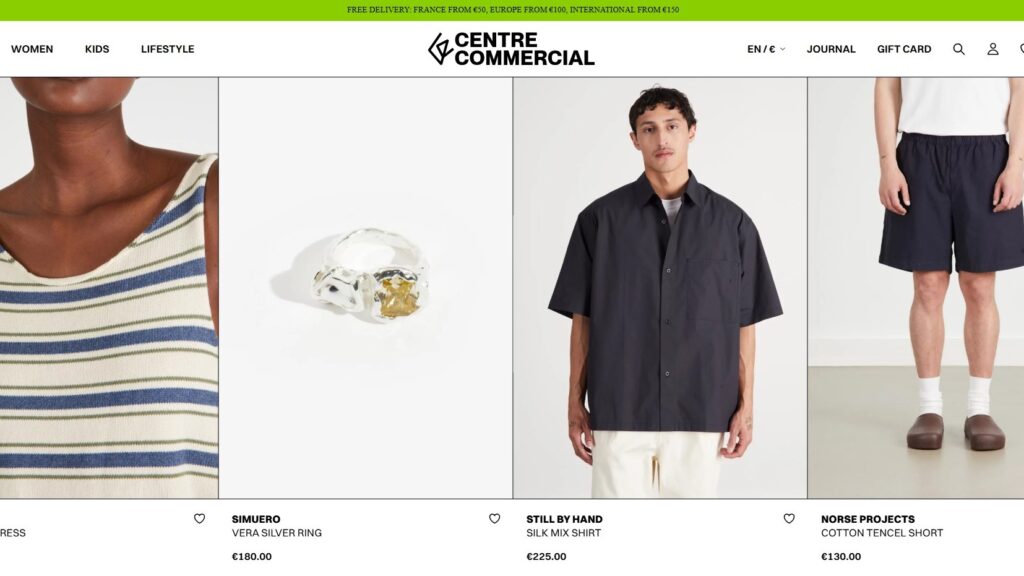 ecommerce websites example screenshot
