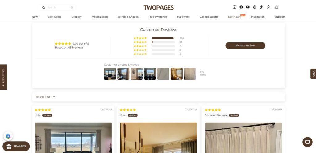 product review in technical seo for eCommerce Websites