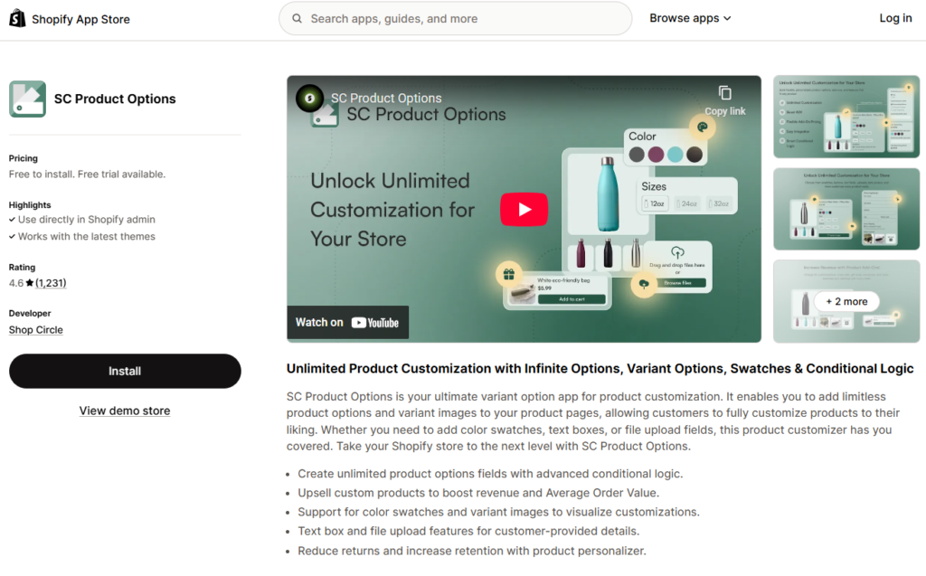 sc product option shopify app