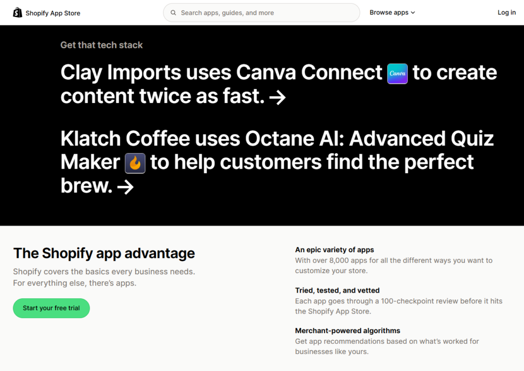 shopify app advantage
