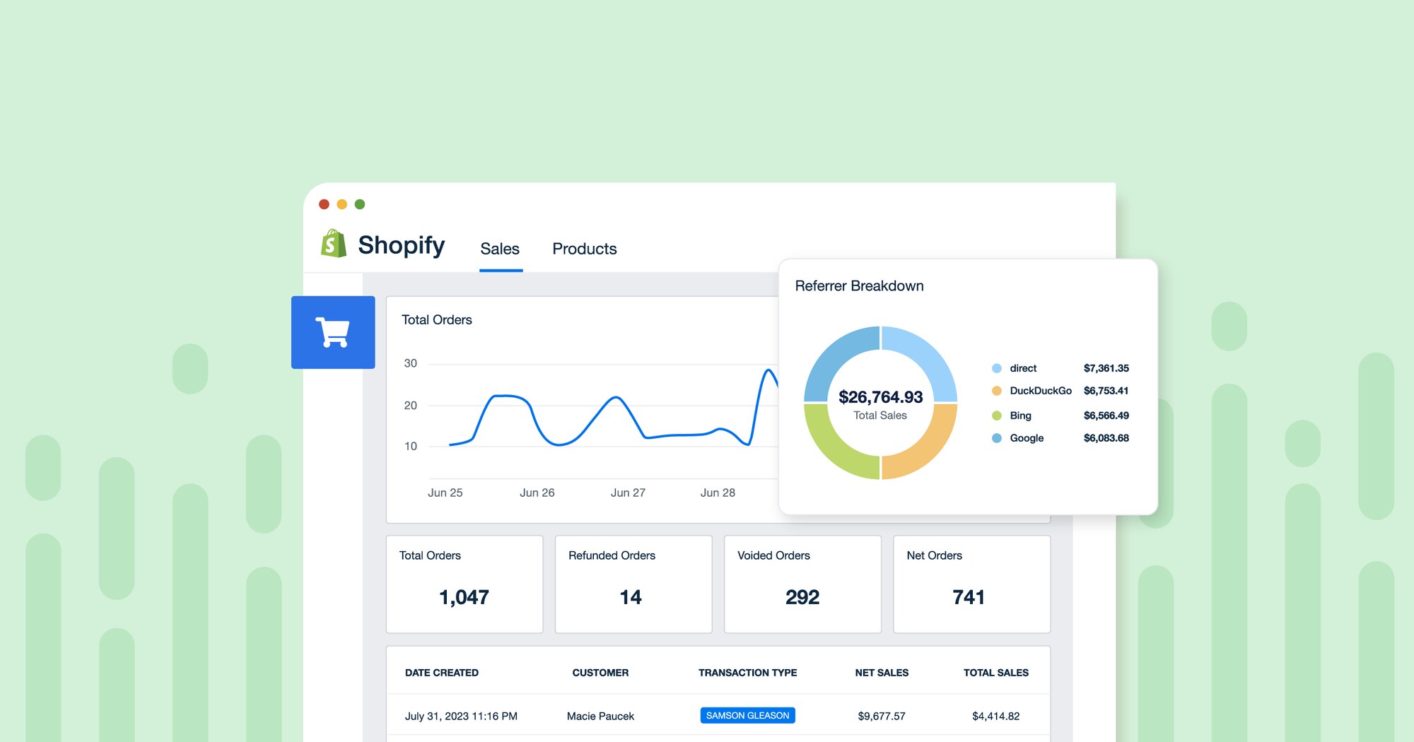 shopify data tracking